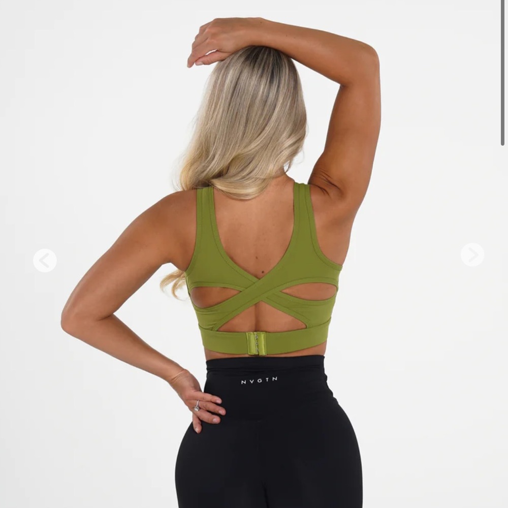 NVGTN Olive Allure Bra Sz Small